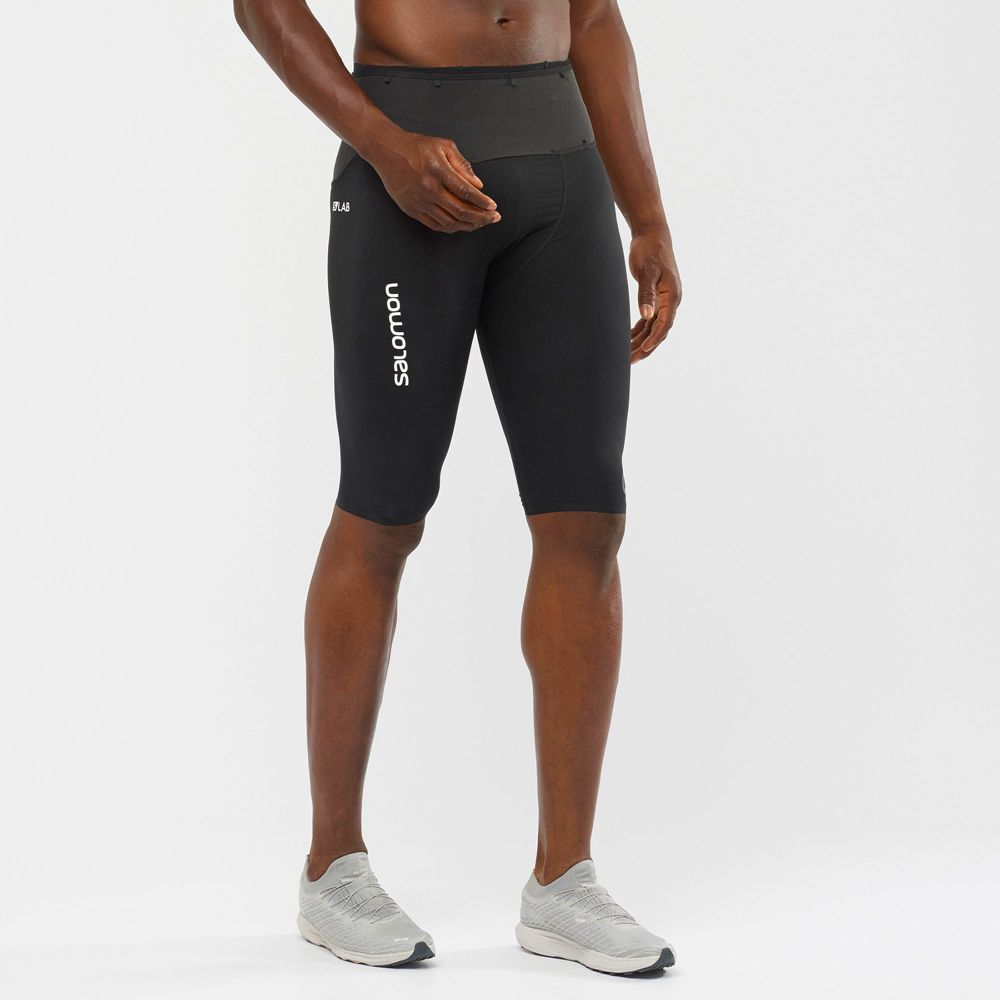 Salomon S/LAB NSO Leggins Hombre - Negras - Colombia (04596-SZWQ)